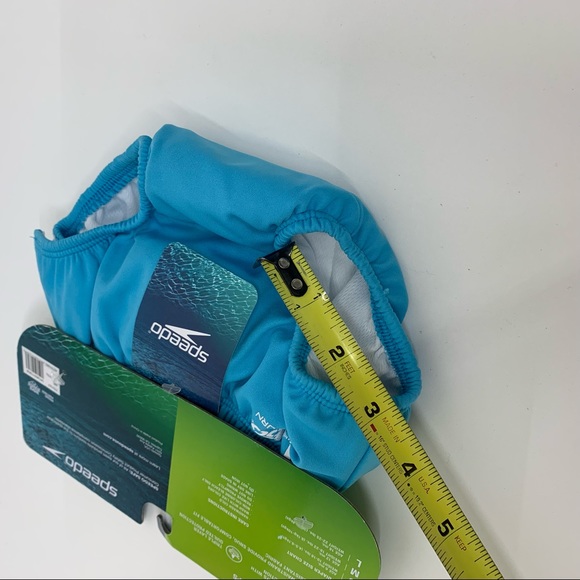 Speedo UV Baby Kids Blue & Pink Swim Diaper W/ Snaps Animal Graphic Small 6 Mo - Picture 15 of 16